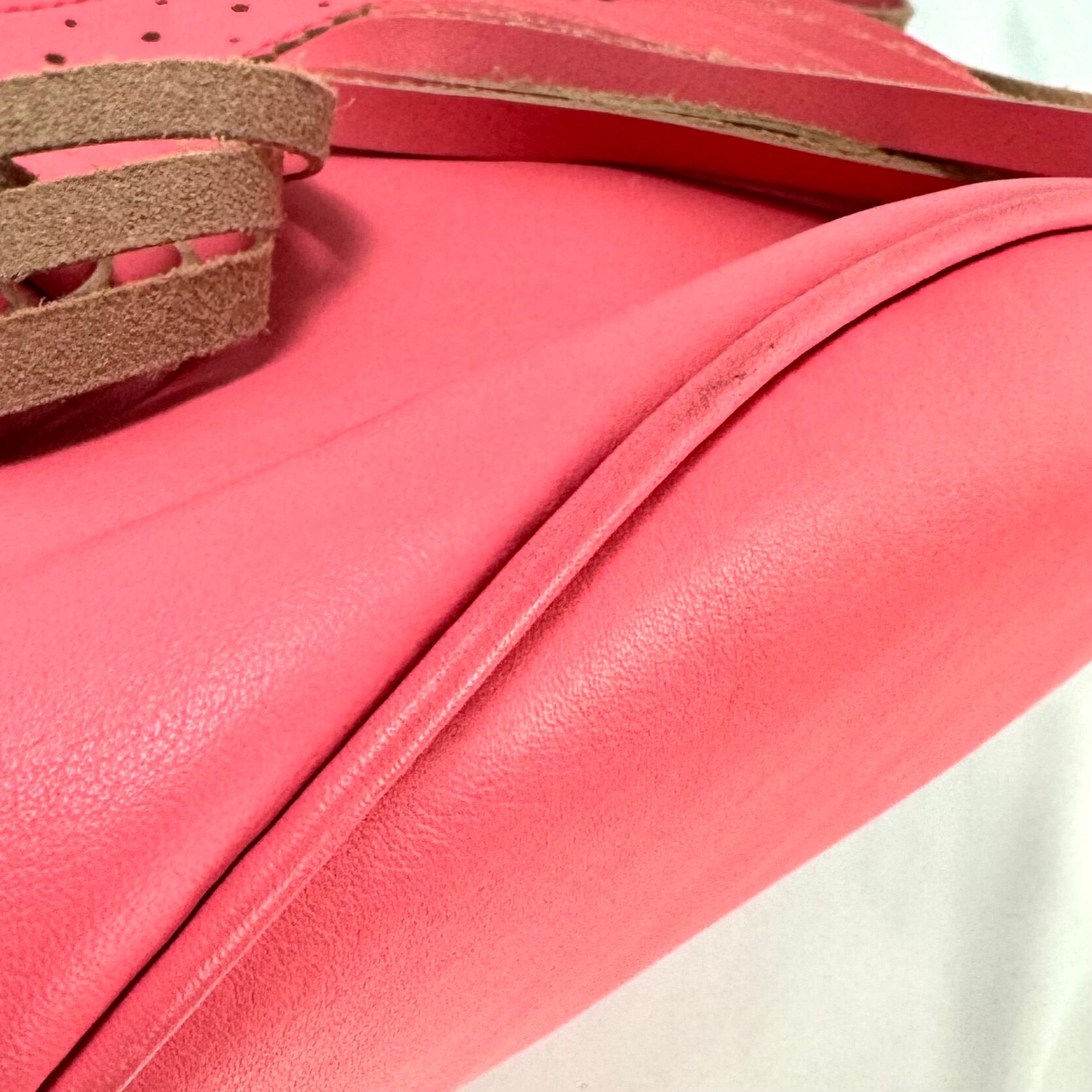 J&M DAVIDSON　カーニバル　L　ショルダーバッグ　フリンジ　ピンク