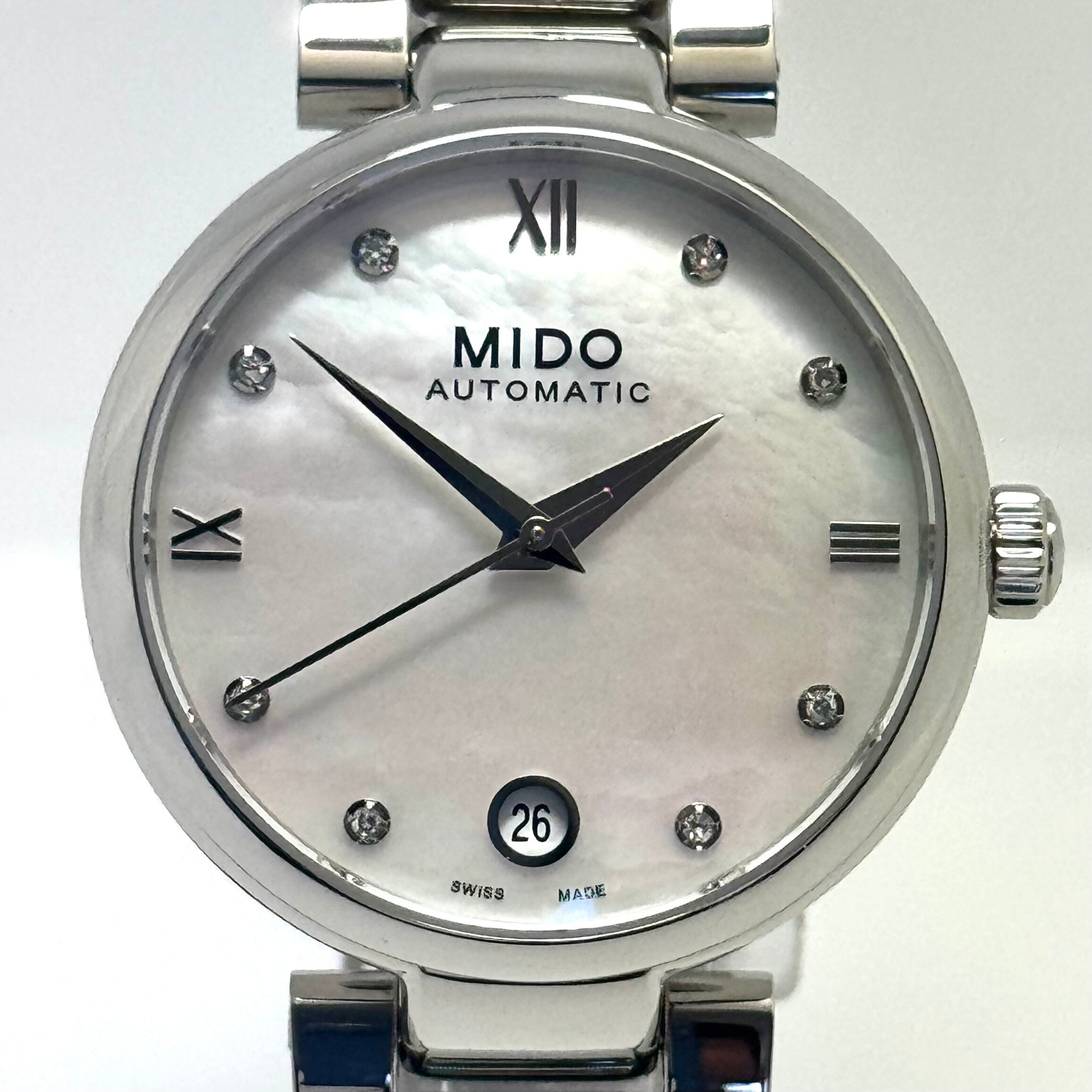 【未使用】ミドー　MIDO　バロンチェッリ　ドンナ　M022.207.11.116.10　自動巻　デイト表示　裏スケ　シェル　レディース　メンズ　ユニセックス