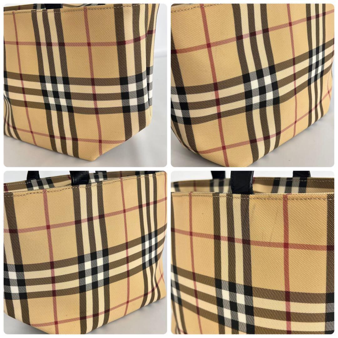 バーバリー Burberry ノバチェック トートバック PVC×レザー